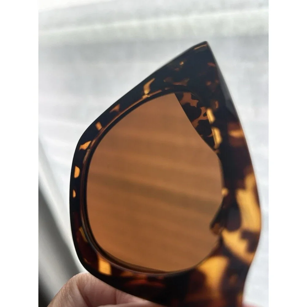Studio F Sunglasses Women's Brown Tortoise Cat Eye Pre Owned